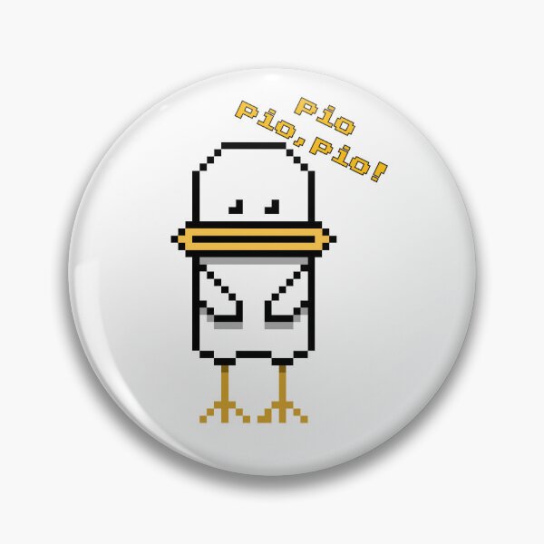 Item preview, pio pio pix-elated chick   designed and sold by ZMaria.