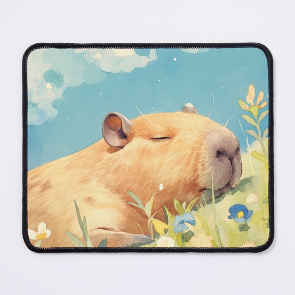 Item preview, Capybara Power Nap designed and sold by AshiraCreations.