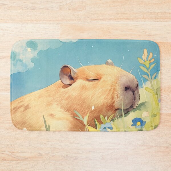 Item preview, Capybara Power Nap designed and sold by AshiraCreations.
