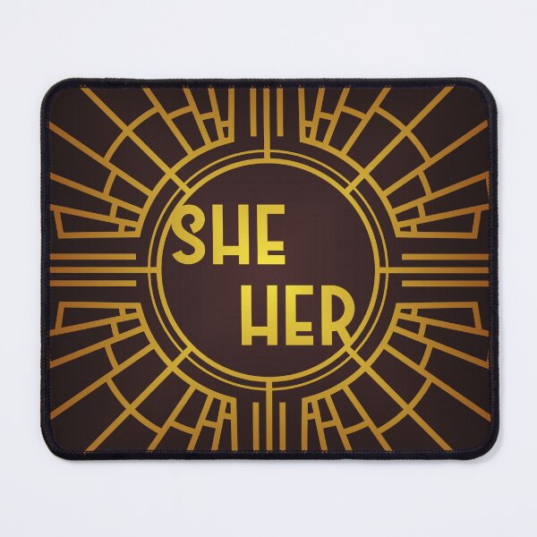 Item preview, ART DECO SHE HER designed and sold by HELLOCROSSING.