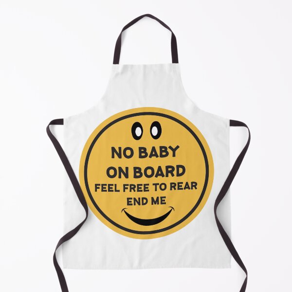 Item preview, No baby on board, feel free to put me in the back designed and sold by Wolagno.