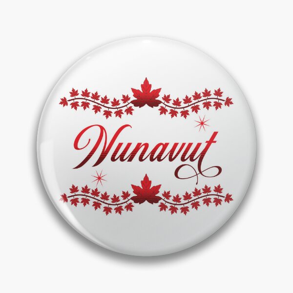 Item preview, Nunavut Canada in a Big Bold and Red Design from Tjays on a Cool designed and sold by TJays.