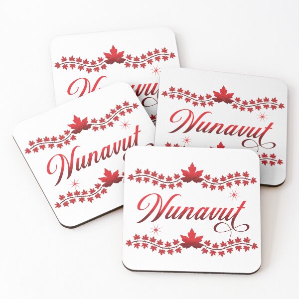 Item preview, Nunavut Canada in a Big Bold and Red Design from Tjays on a Cool designed and sold by TJays.