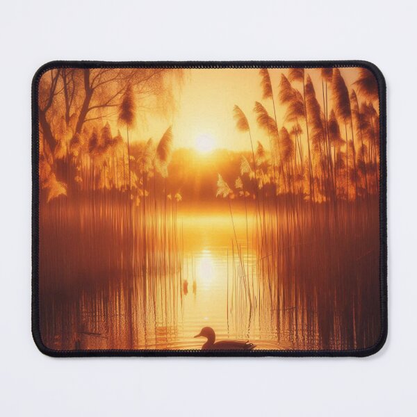 Item preview, Serene Sunset at the Lake designed and sold by ZenOfAIarts.