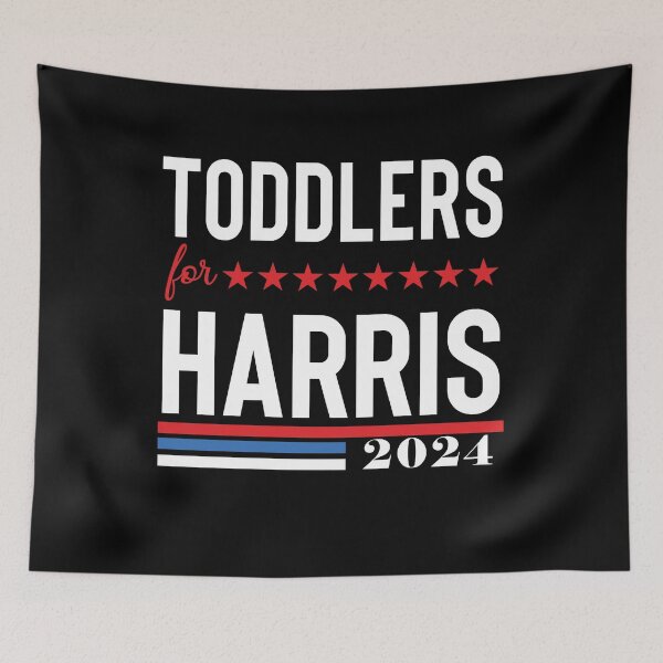 Item preview, Toddlers For Harris 2024 Cute Toddlers Love Kamala Harris designed and sold by ivotee.
