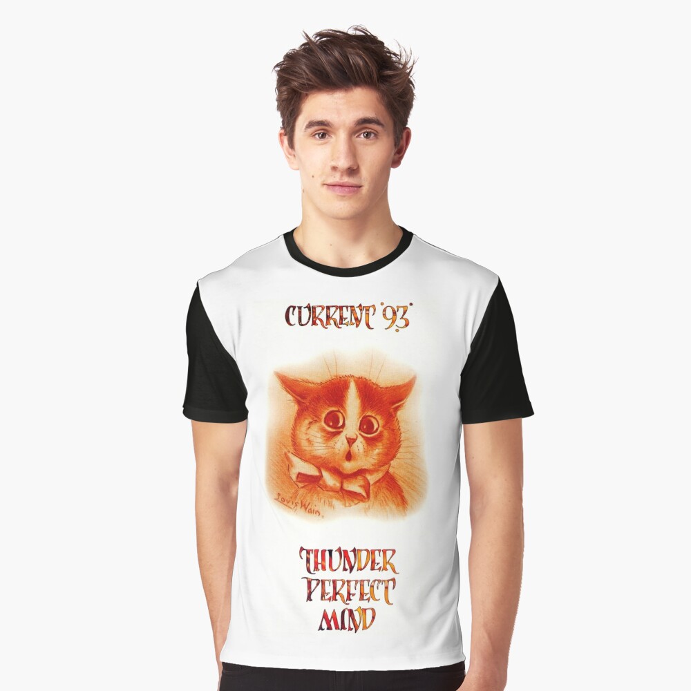 Current 93 : Thunder Perfect Mind : Louis Wain Cat : Psychedelic Neofolk |  Graphic T-Shirt