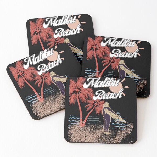 Item preview, Malibu beach dark version designed and sold by Artistikvibes.