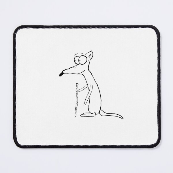 Item preview, Michell the Friendly Old Rat Illustration designed and sold by Quack-Master.