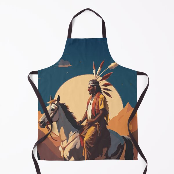 Item preview, Native American warrior on a horse designed and sold by BelleRiviera.