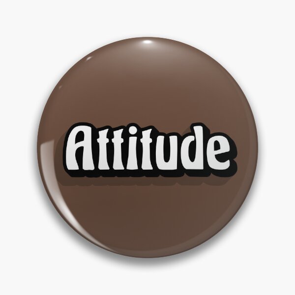 Item preview, 'Attitude' 3D shading typography designed and sold by trepiu.