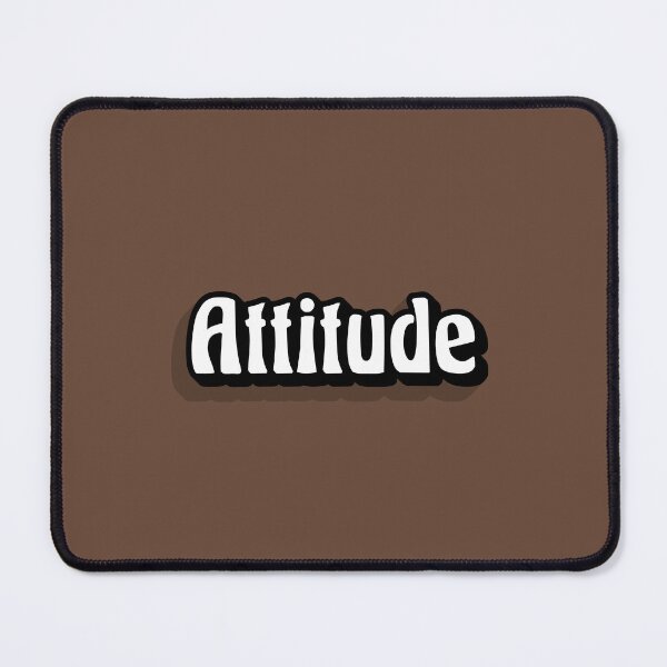 Item preview, 'Attitude' 3D shading typography designed and sold by trepiu.