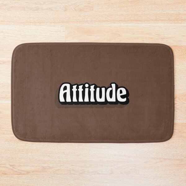 Item preview, 'Attitude' 3D shading typography designed and sold by trepiu.