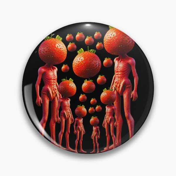 Aperçu de l'œuvre Fraise humaine IA créée et vendue par AbeeRedB.