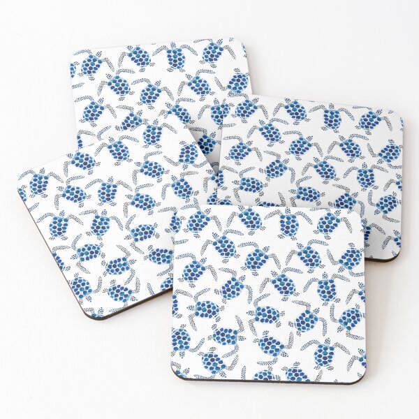 Item preview, Watercolor sea turtle pattern designed and sold by ElizabethCoelho.