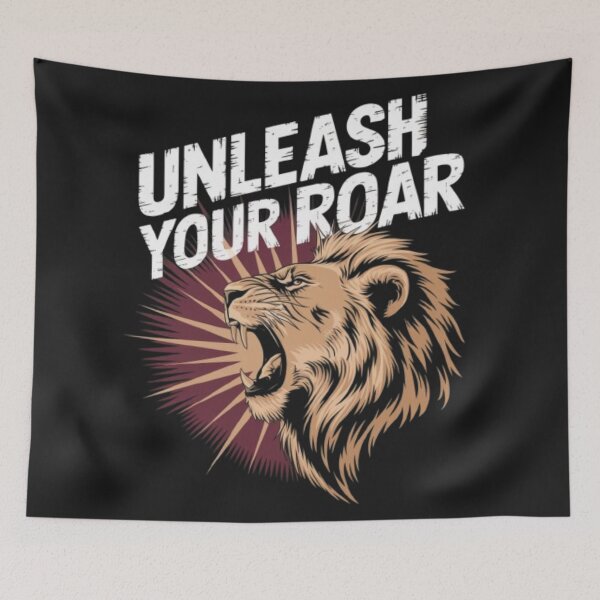 Item preview, Lion - Unleash your roar designed and sold by 123ks.