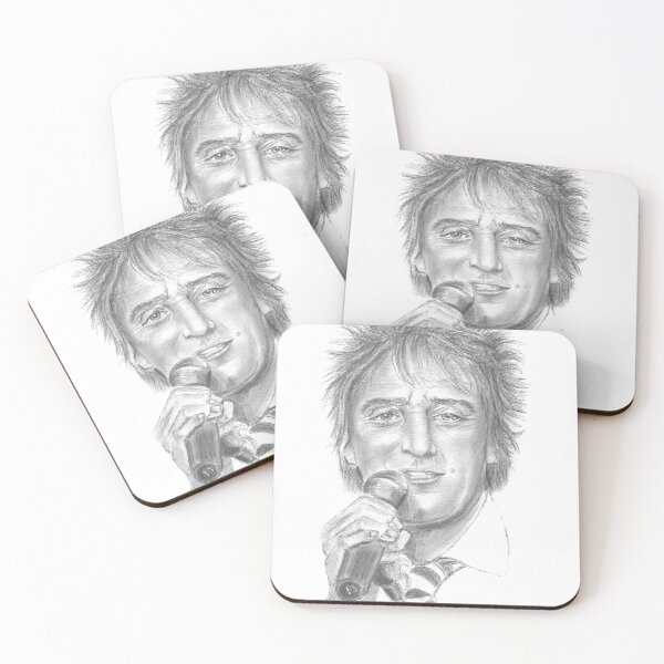 Item preview, Rod Stewart drawing in graphite designed and sold by Jennifer Morcom.