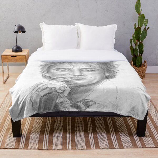 Item preview, Dibujo de Rod Stewart en grafito designed and sold by Jennifer Morcom.