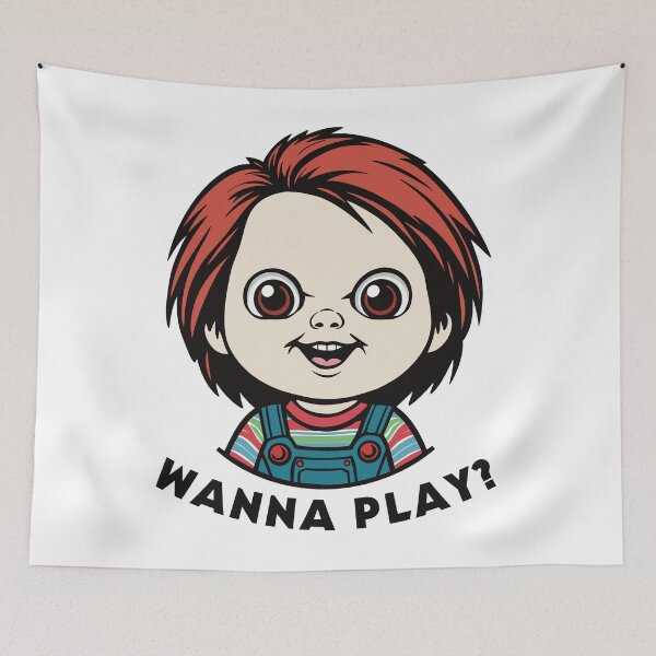 Item preview, Chucky Wanna Play designed and sold by ChunkByChunk.