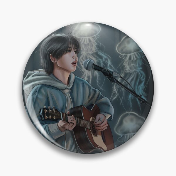 Item preview, Han Jisung with jellyfish  designed and sold by Pewart.