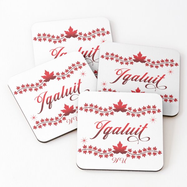 Item preview, Iqaluit Canada in a Big Bold and Red Design from Tjays on a Cool designed and sold by TJays.