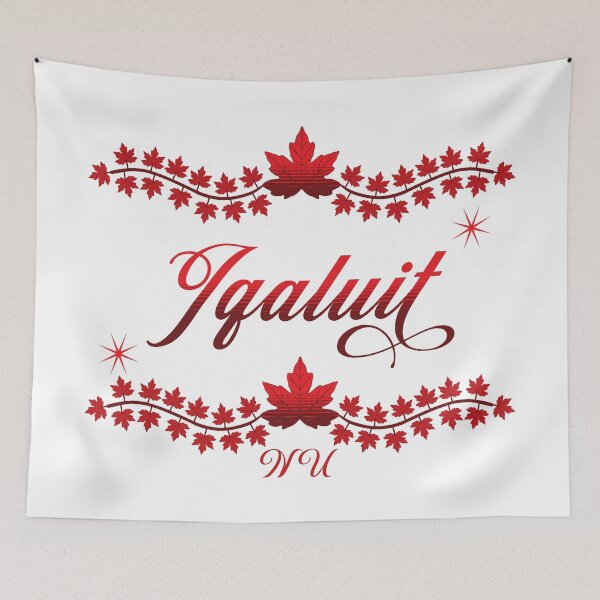 Item preview, Iqaluit Canada in a Big Bold and Red Design from Tjays on a Cool designed and sold by TJays.