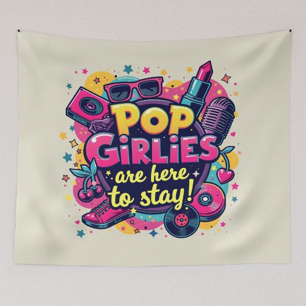 Artikelvorschau, POP-GIRLIES SIND HIER, UM ZU BLEIBEN! entworfen und verkauft von LeeLeeV.