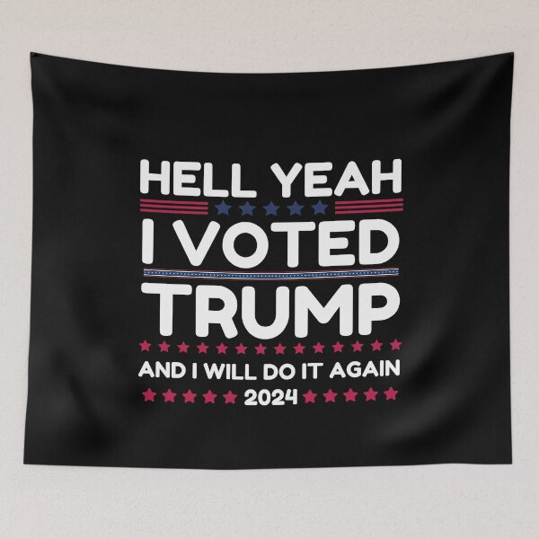 Item preview, Hell Yeah I Voted Trump And I Will Do It Again designed and sold by Only Legends.