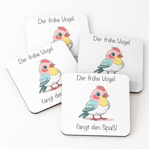 Artikelvorschau, Motiv Vogel für Kinder - Der frühe Vogel entworfen und verkauft von DSt-Design.