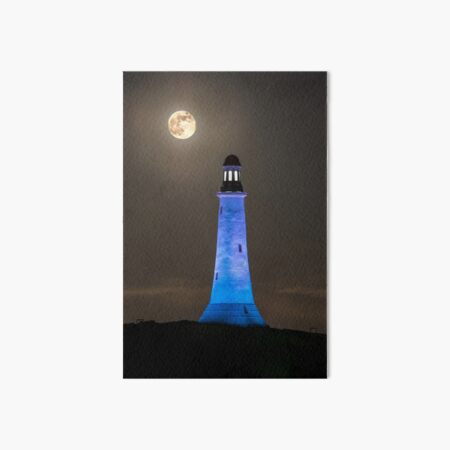 Hoad Monument Full Moon Art Board Print