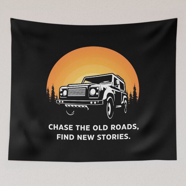 Item preview, Chase the old roads find new stories designed and sold by xkiyal Art.