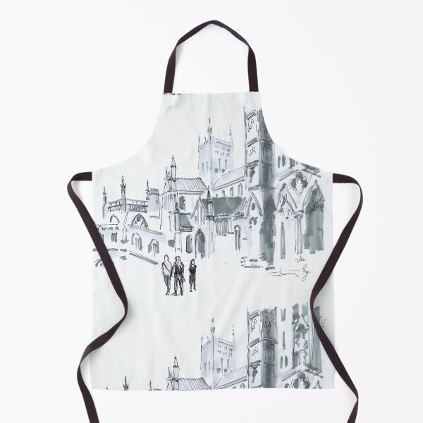 Item preview, Wells Cathedral Black and White Drawing designed and sold by MikeJory.