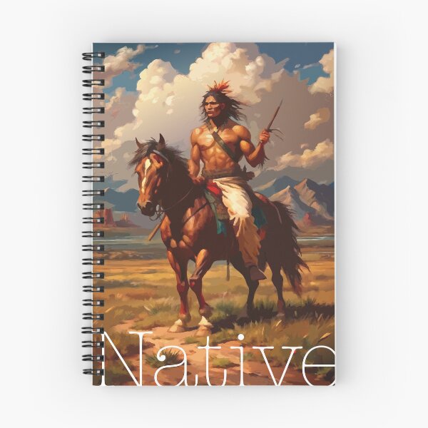 Item preview, Native American warrior on a horse designed and sold by BelleRiviera.