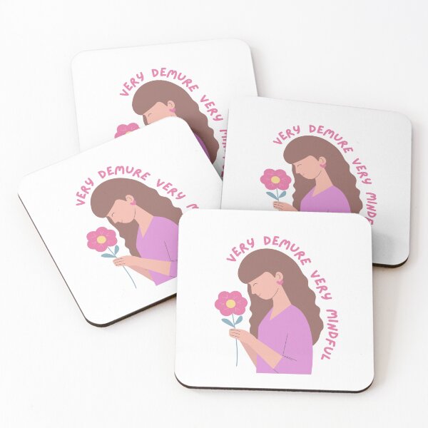 Item preview, Very Demure, Very Mindful - Pink Aesthetic - Tiktok Trends designed and sold by RosmeralisShop.