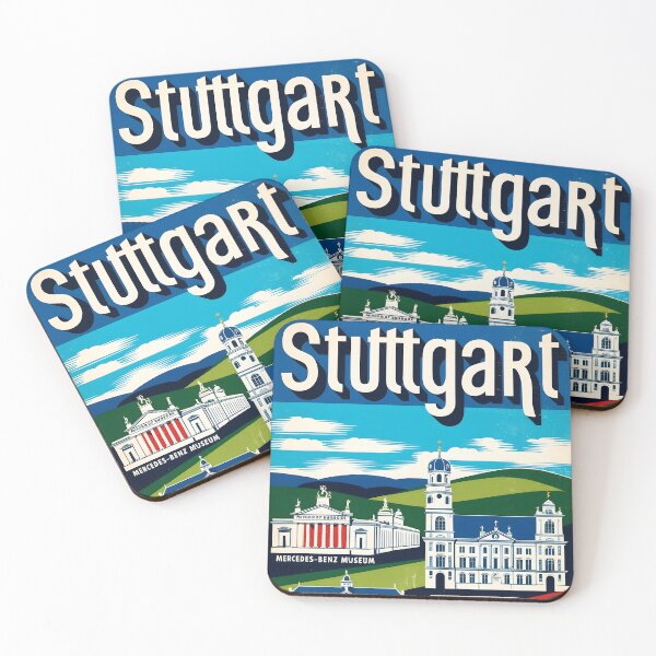 Item preview, Stuttgart Germany Vintage Travel Tourism  designed and sold by TravelersGems.