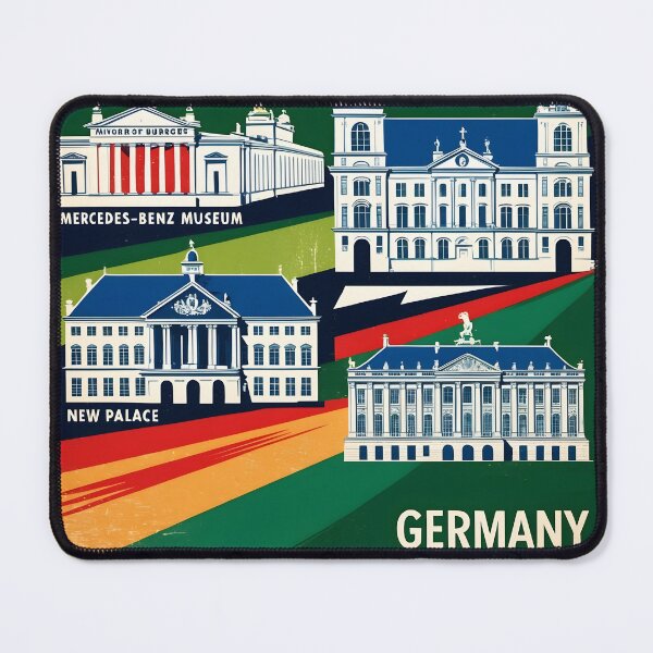 Item preview, Stuttgart Germany Vintage Travel Tourism designed and sold by TravelersGems.