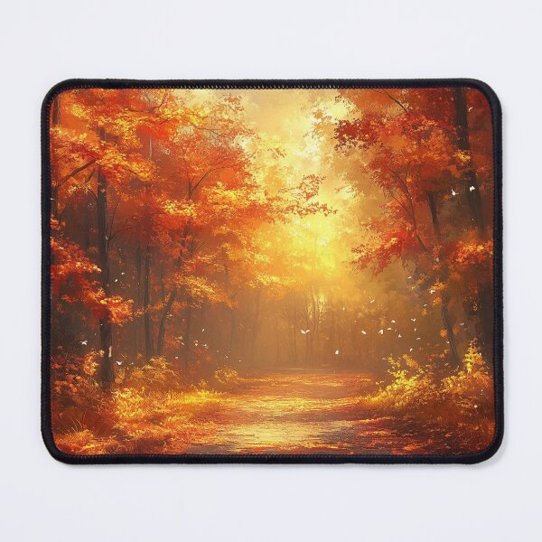 Item preview, Autumn forest at dawn designed and sold by Maddrick.
