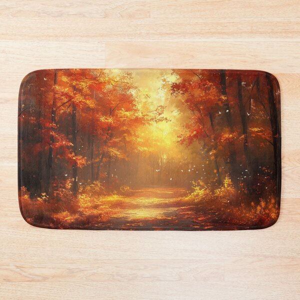 Item preview, Autumn forest at dawn designed and sold by Maddrick.
