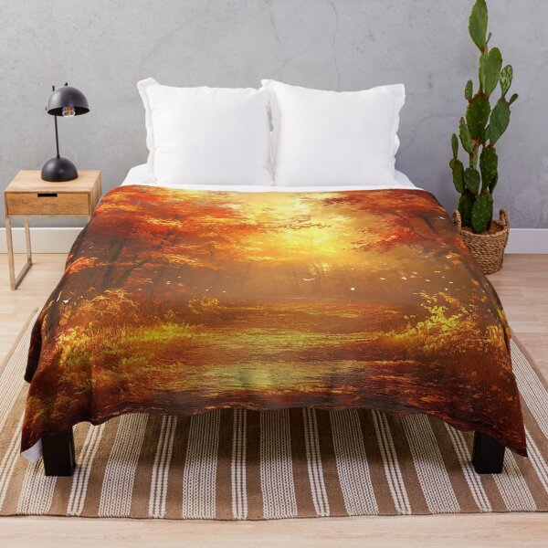 Item preview, Autumn forest at dawn designed and sold by Maddrick.