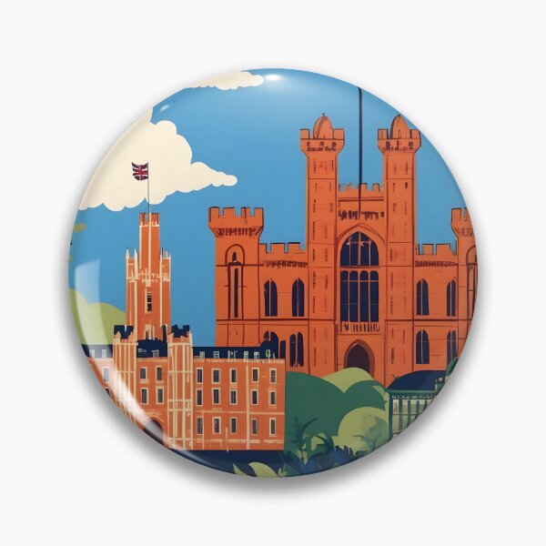 Item preview, Nottingham United Kingdom Vintage Travel Tourism  designed and sold by TravelersGems.