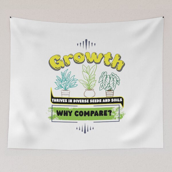 Item preview, Growth Mindset: Embrace Diversity, Reject Comparison designed and sold by johsef.