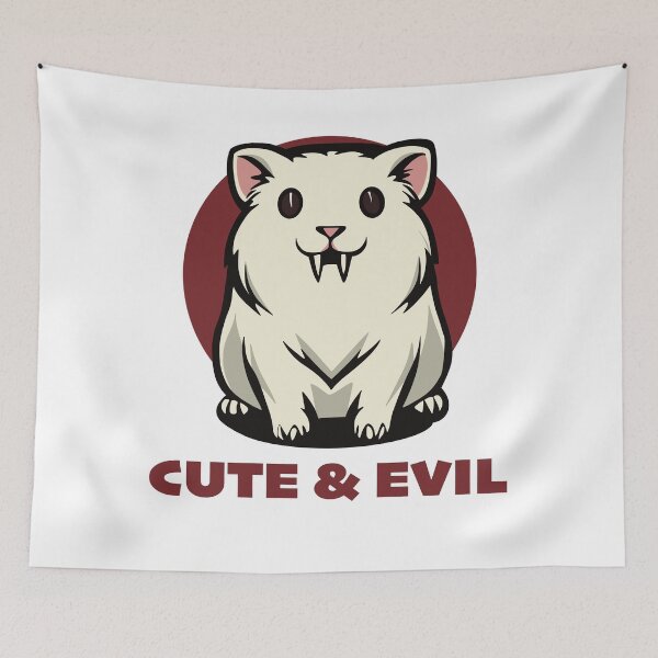 Item preview, Cute & Evil  designed and sold by ChunkByChunk.