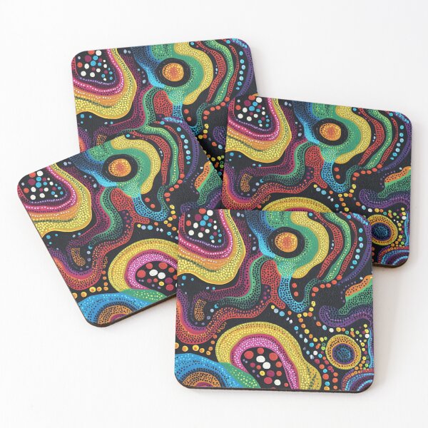 Item preview, Aboriginal Inspired Dot Art - Manifestation designed and sold by GrinGalore.