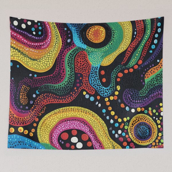Item preview, Aboriginal Inspired Dot Art - Manifestation designed and sold by GrinGalore.