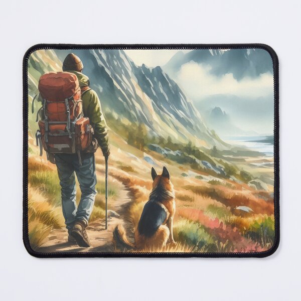 Item preview, Trail of Tranquility: Watercolour Wilderness Walk designed and sold by ArtComixHaven.