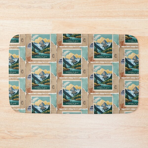 Item preview, Wrangell St Elias Alaska National Park Postcard Vintage Retro Travel designed and sold by TravelPostcardGems.