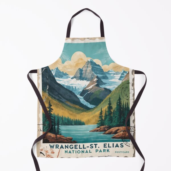 Item preview, Wrangell St Elias Alaska National Park Postcard Vintage Retro Travel designed and sold by TravelPostcardGems.