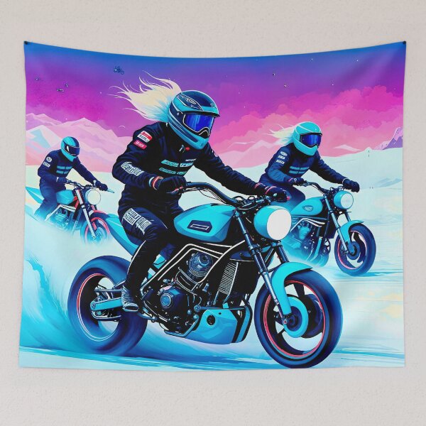 Item preview, Petrol Heads Motorcycle Snow Cross Racing designed and sold by Ink Art Design.