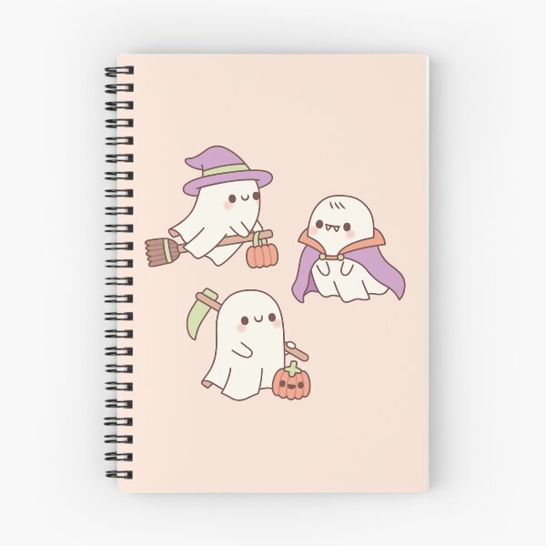 Item preview, Cute Ghosts Dressed As Witch Grim Reaper And Vampire designed and sold by rustydoodle.