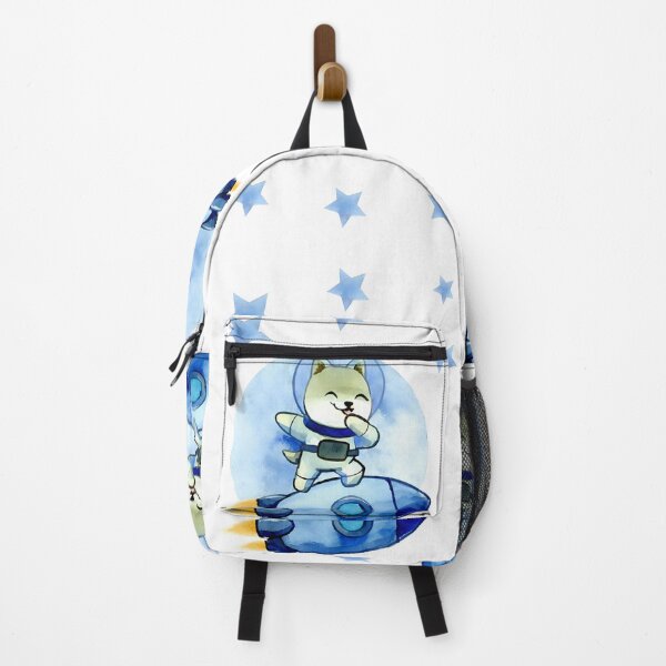 Item preview, Shiba Inu Dog Riding Rocket With Dabbing - white designed and sold by Optimuz-Dezign.