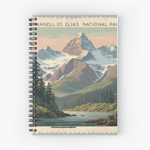Item preview, Wrangell St Elias Alaska National Park Postcard Vintage Retro Travel designed and sold by TravelPostcardGems.